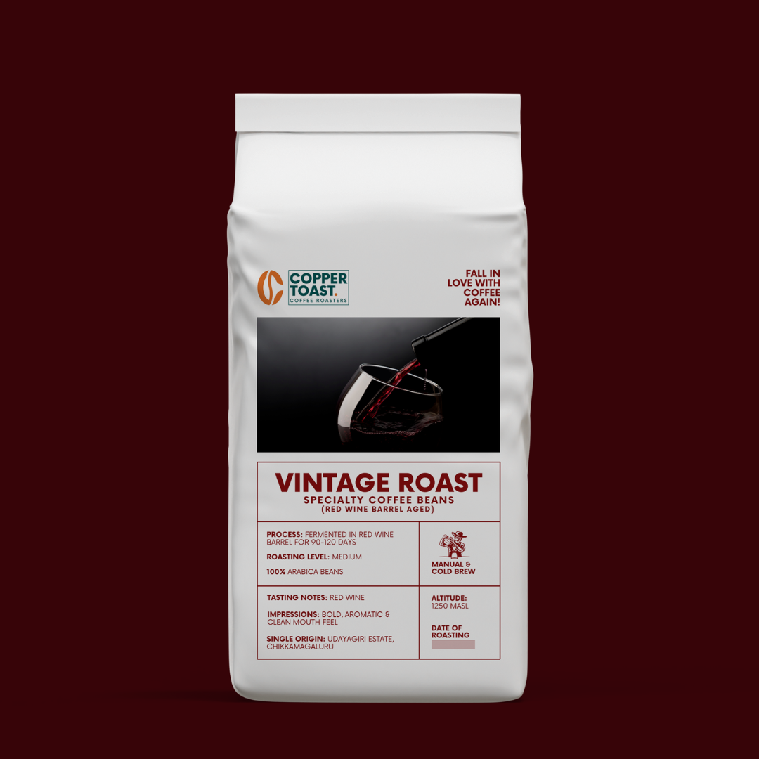 Vintage Roast (Red Wine Barrel Aged) Specialty Coffee