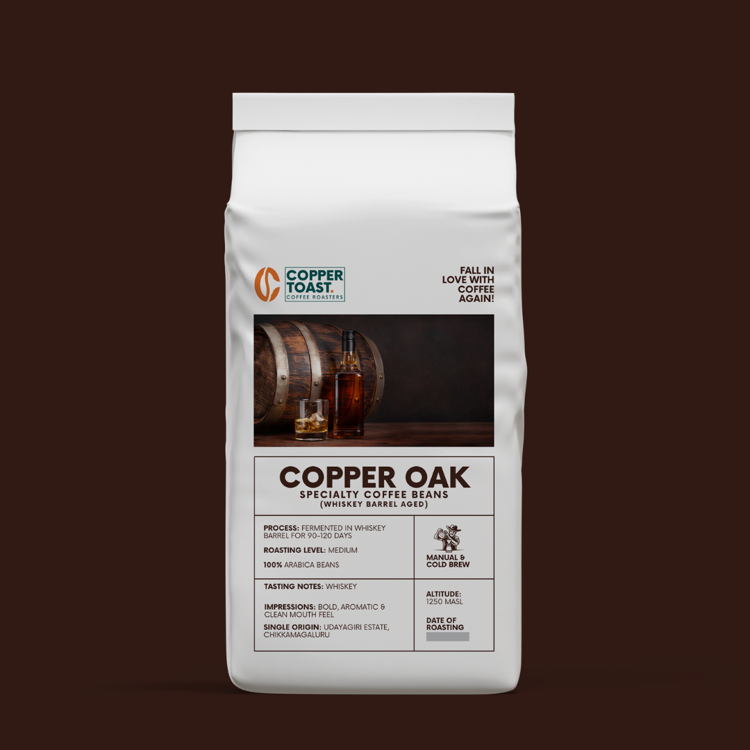 Copper Oak (Whiskey Barrel Aged) Specialty Coffee