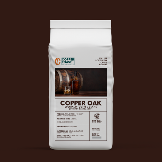 Copper Oak (Whiskey Barrel Aged) Specialty Coffee